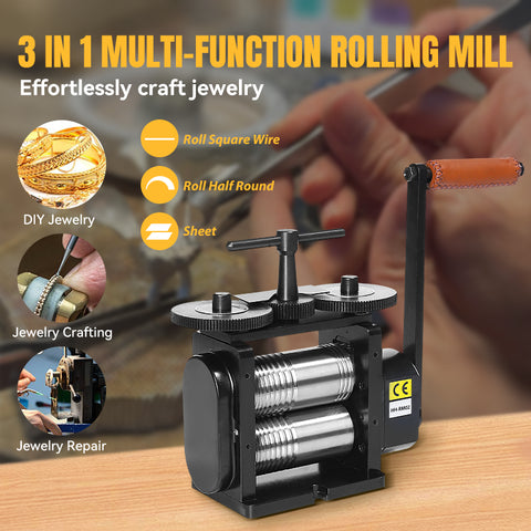 Black Rolling Mill 130MM - Combination,HH-RM02A