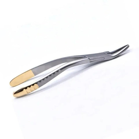 Curved dental extraction forceps-6