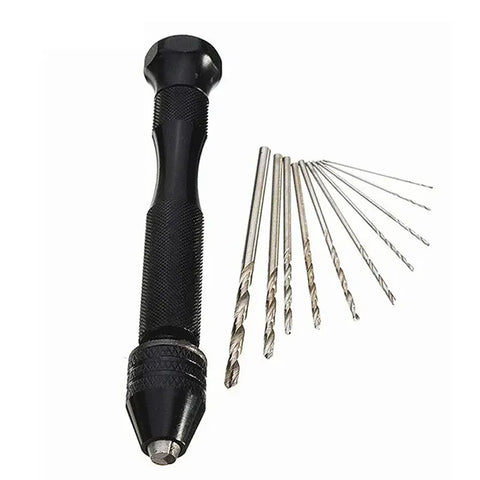 10-Piece Mini Twist Drill Bit Set for Precision Drilling in Wood, Plastic, and Craft Projects,HH-AA25