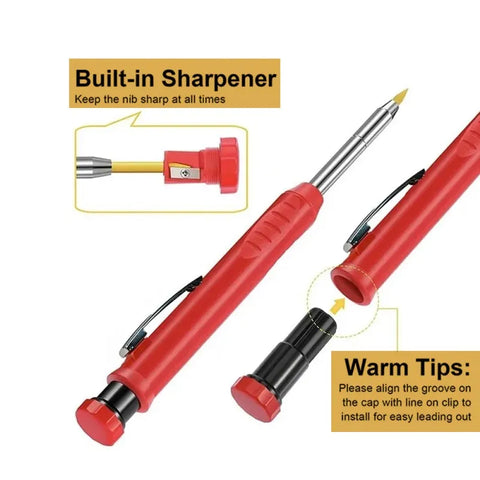 Heavy-Duty Woodworking Pencil Sharpener with 2.8mm Lead Options,HH-AA88