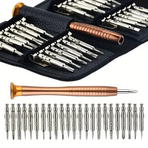 25-in-1 Precision Screwdriver Set for Electronics, Repairs, and Detailed Work,HH-AA31