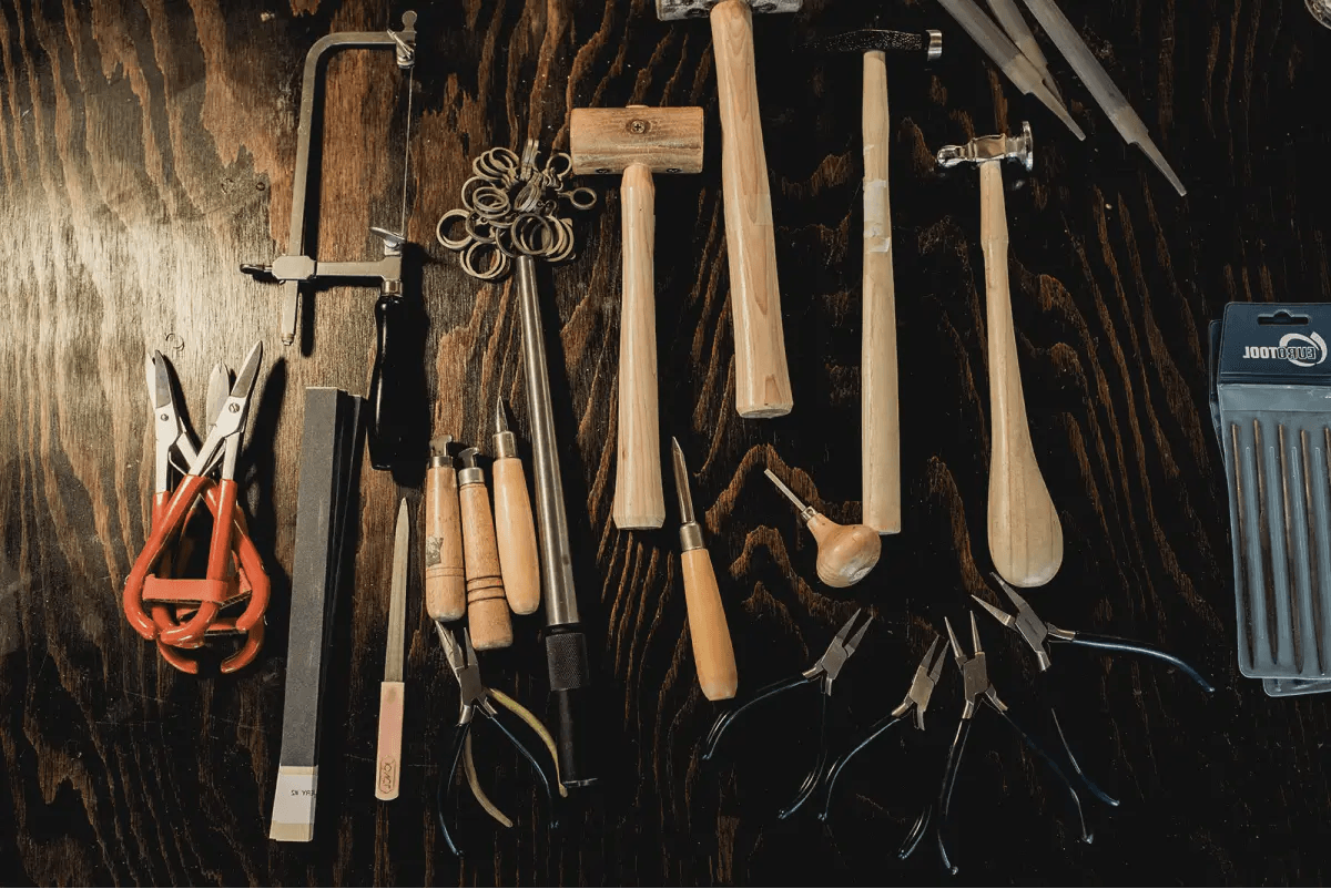 Tools for silversmith