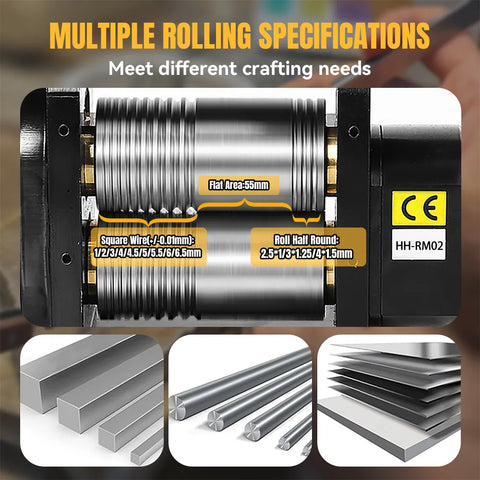 Black Rolling Mill 130MM - Combination,HH-RM02A