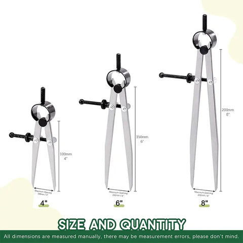 Professional Metal Compass Set, HH-GR01