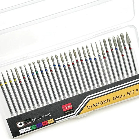 Set of 30 Nail Drill Bits-2