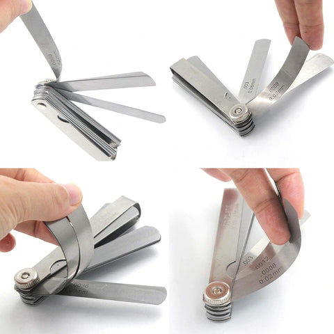 Stainless Steel Feeler Gauge High Precision Gap Measurement Tool, HH-GR07