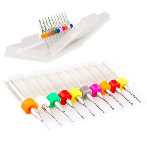 Precision Carbide Gun Drill Bit Set, 0.1-1.2mm for CNC PCB,HH-AA70