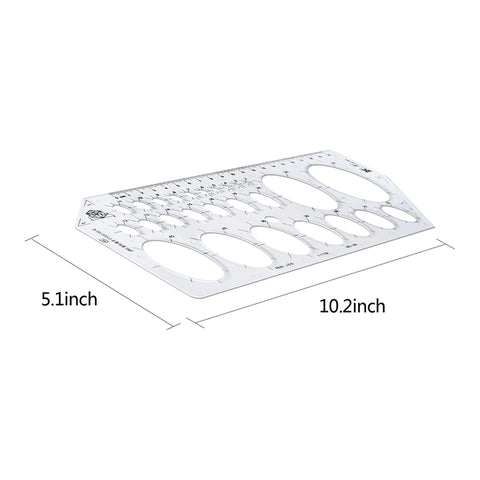 Clear Plastic Metric Ruler, HH-DS02