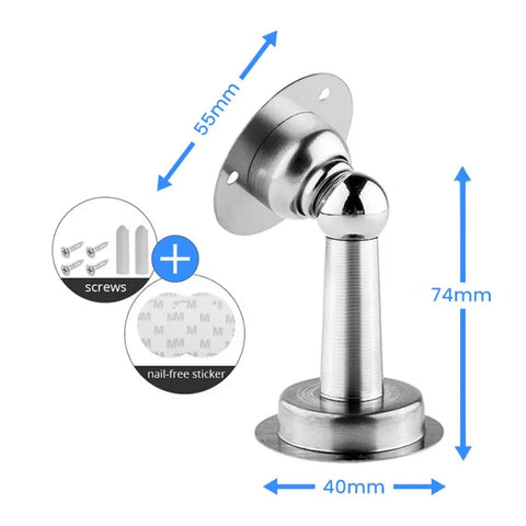Stainless Steel Magnetic Door Stopper-1