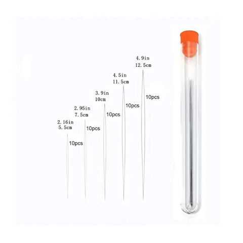 Set of 5 Assorted Beading Needle Sizes-2