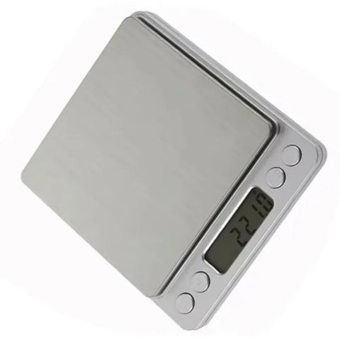 High-Precision Digital Kitchen and Jewelry Scale, 500g/0.01g to 3kg/0.1g with Dual Trays,HH-AA95