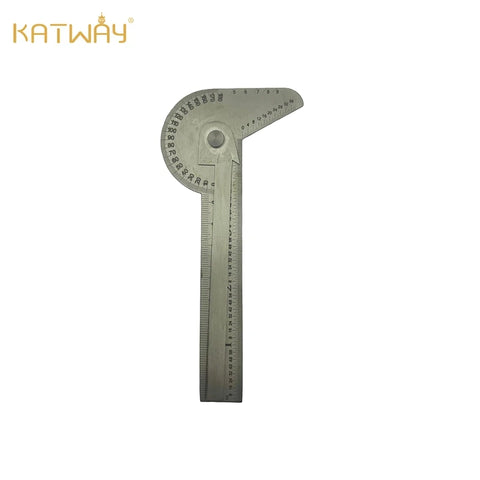 Stainless Steel Multifunctional Double Arm Protractor Center Positioning Gauge, HH-GR06