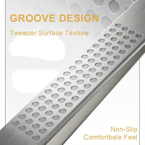 Stainless steel fixing tweezers-3
