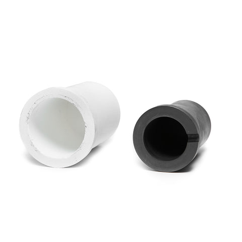 Two-pack of high-quality black and white graphite crucibles, HH-CH01