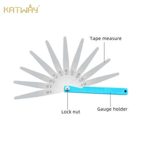 High Precision Stainless Steel Feeler Gauge Metric and Imperial Feeler Gauge, HH-GR08