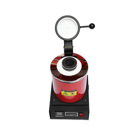 Mini Portable Metal Refining Furnace with Graphite Crucible, HH-RL1080E