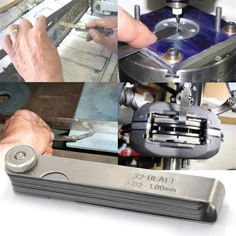 Stainless Steel Feeler Gauge High Precision Gap Measurement Tool, HH-GR07
