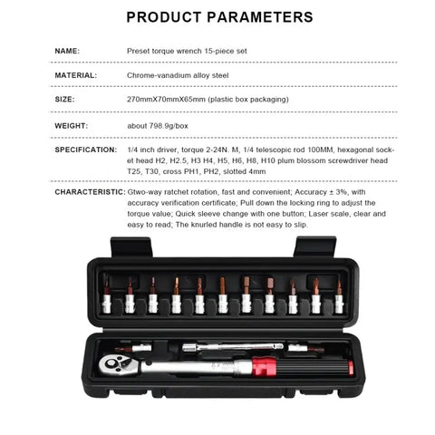 Cycling Torque Wrench Set-2