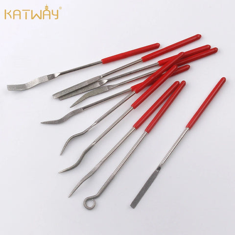 10 Pcs Assorted Mini Diamond File Set, HH-RI04