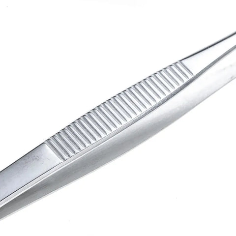 Stainless Steel Medical Tweezers with Straight and Curved Tips for Precision Handling,HH-AA28