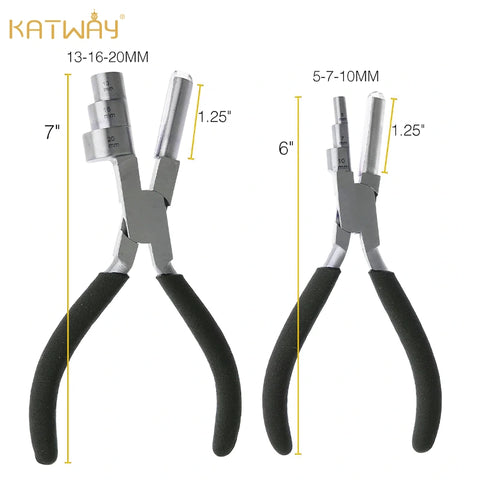 2-Piece Set of Large and Small Head 3-Section Multi-purpose Pliers, HH-FP08