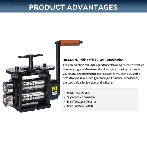 Rolling Mill 130MM Combination,HH-RM02G