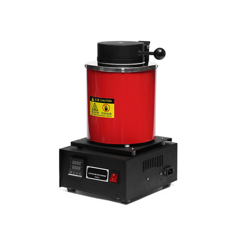 Mini Portable Metal Refining Furnace with Graphite Crucible, HH-RL1080E