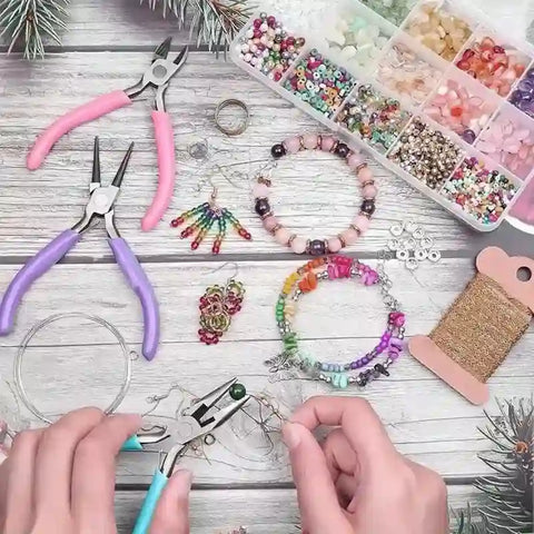 Wire Cutters Round Nose Pliers and Flat Nose Pliers 3-Piece Jewelry Pliers, HH-JP11