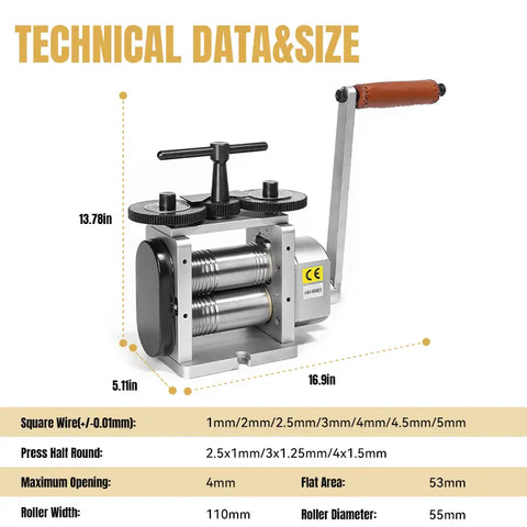 Grey Rolling Mill 110MM - Combination,HH-RM01C