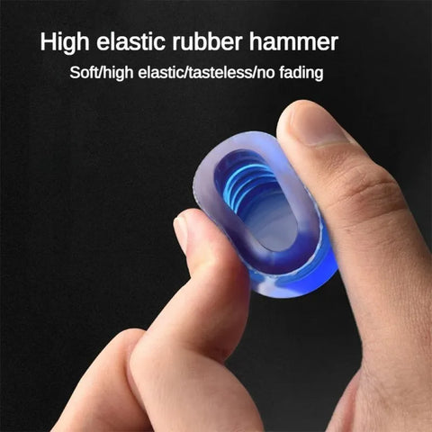 Versatile Rubber Mallet with Double Heads and Insulated Handle, 25mm-45mm,HH-AA64