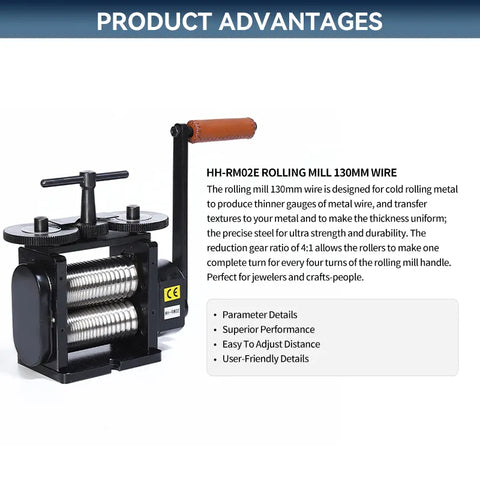 Rolling Mill 130MM Wire,HH-RM02E