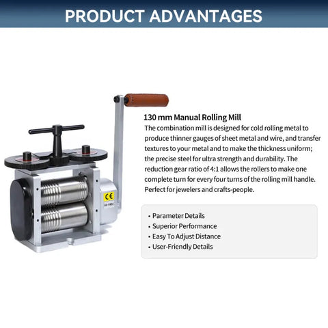 Grey Rolling Mill 130MM - Combination,HH-RM02C