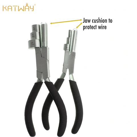 2-Piece Set of Large and Small Head 3-Section Multi-purpose Pliers, HH-FP08