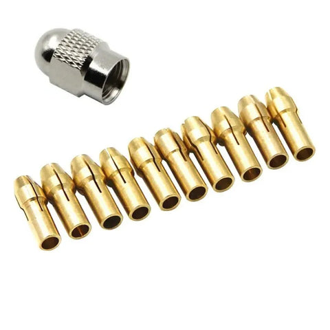 Brass Collet Fitted with Silver Nut-5