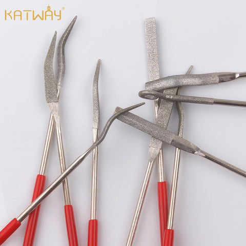 10 Pcs Assorted Mini Diamond File Set, HH-RI04
