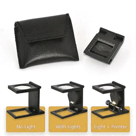 Portable 10x Magnifier Glass-5