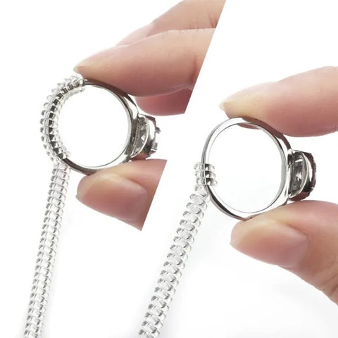 4PCS Invisible Spiral Ring Size Reducers Jewelry Guard Set,HH-AA74