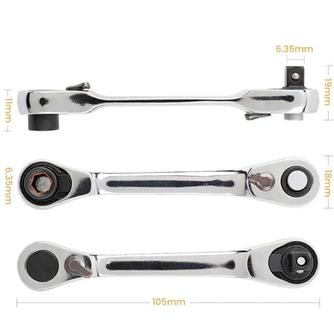 Two-way dual-head ratchet spanner-6