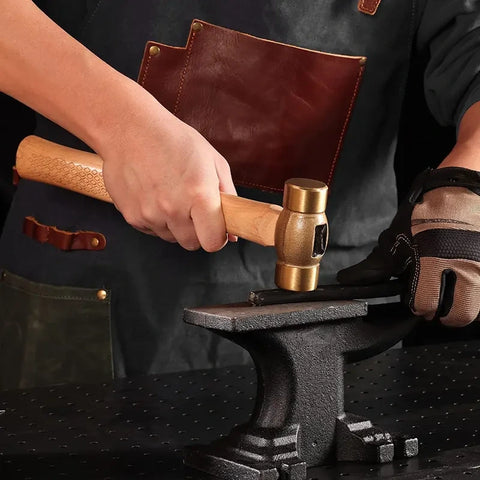 Drop Forged Solid Brass Sparkless Hammer, HH-BN01