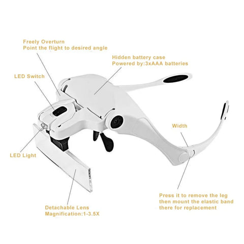Jewelry Work Head Magnifier-6