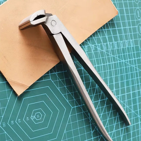 Adjustable leather edge clamp-7