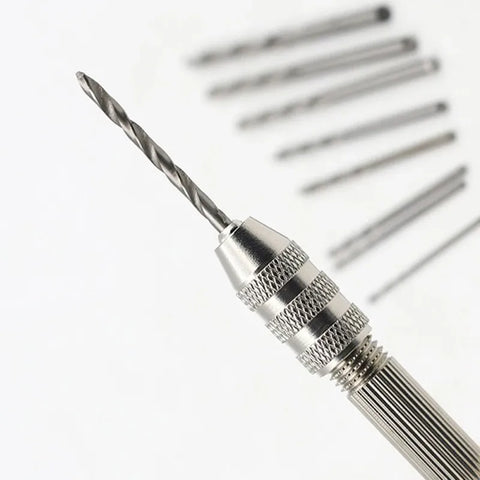 10-Piece Precision Mini Drill Set for Jewelry, Wood, Plastic, and Crafting Projects,KT-AA18