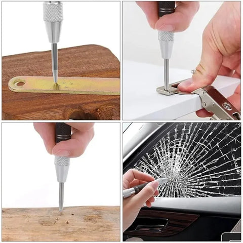 Automatic Spring-Loaded Center Punch for Precision Glass and Material Drilling,HH-AA24