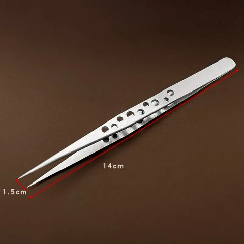 DIY Mobile Phone Repair Tools Curved and Straight Tip Tweezers, HH-TW11