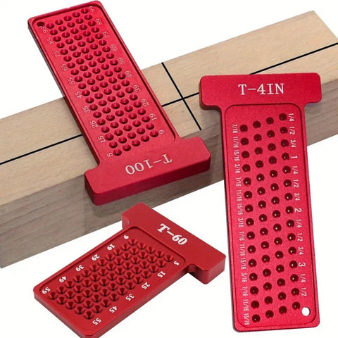 Carpentry Ruler with Drilling Guide-6
