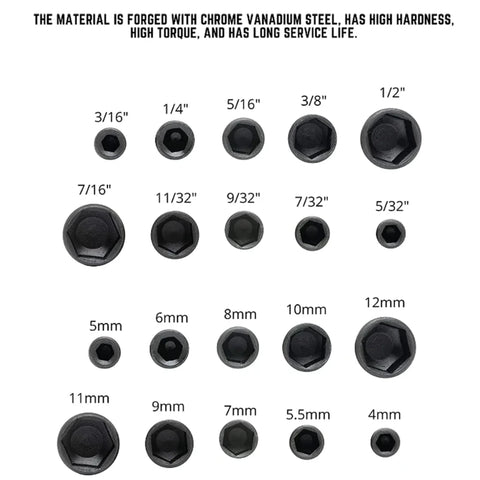 9/14-Piece Precision Hex Wrench-7