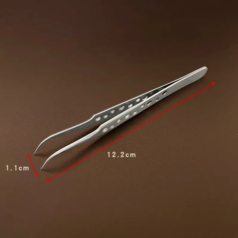 DIY Mobile Phone Repair Tools Curved and Straight Tip Tweezers,  HH-TW11