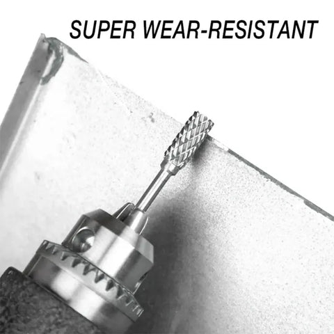 1/4'' Tungsten Carbide Burr Kit for Precision Woodworking and Metal Carving,HH-AA55