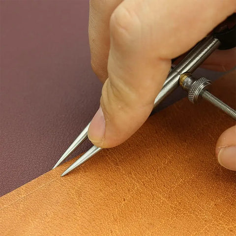 Round Leg Leather Spacing Gauge, HH-GR05