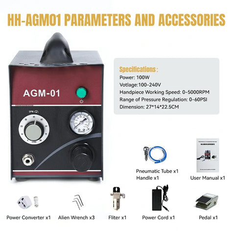 Jewelry Pneumatic Hand Engraver, HH-AGM01